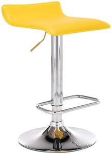 Barová stolička Tristen žltá