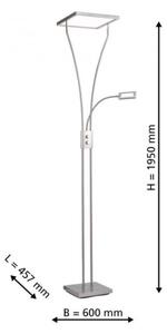 Leuchten Direkt 11722-55 - Stmievateľná LED lampa MARIAN LED/33W/230V + LED/3,6W