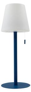 Lindby - Azalea LED Prenosné Stolová lampa IP44 Biela/Modrá