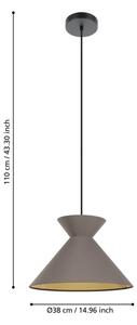 Eglo 900347 - Luster na lanku NASTASIA 1xE27/40W/230V