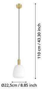 Eglo 900305 - Luster na lanku MANZANARES 1xE27/40W/230V