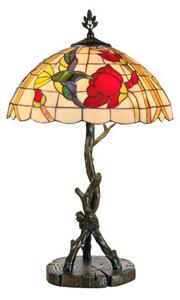 Dizajn stolná Tiffany lampa COLIBRI 62*Ø40