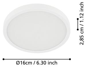 Eglo 900638 - LED kúpeľňové stropné svietidlo FUEVA LED/11W/230V IP44 biela