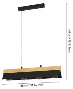 Eglo 900444 - Luster na lanku TARRAFO 4xE27/40W/230V