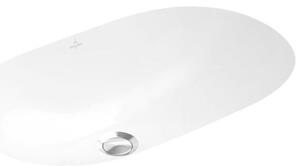 Zápustné umývadlo Villeroy & Boch O.novo 60x35 cm bez otvoru pre batériu, bez prepadu 416260R1