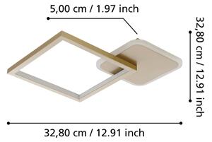 Eglo 900424 - LED Stmievateľné stropné svietidlo GAFARES LED/15W/230V zlatá + DO