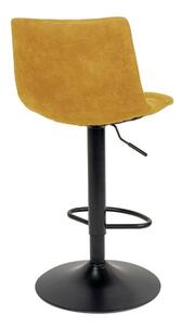 Horčicovo žltá barová stolička Isolde