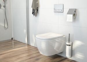Oltens Vernal toaletná kefa priskrutkované chrómová 82102000