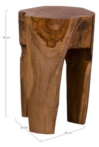 Stolička z prírodného teakového dreva Josetta