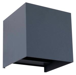Lindby - Dara Square LED Smart Vonkajšie stránky Nástenné svietidlo Grey