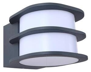 Lindby - Fyra Round LED Smart Vonkajšie stránky Nástenné svietidlo Grey