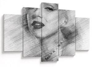Obraz - Portrén Merilyn Monroe (150x105 cm)