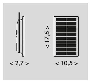 Ecolite DX-SOLAR-3000/5M - LED Solárny pásik 3,7V 2400 mAh 5m IP65