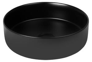 Oltens Lagde umývadlo 35.5x35.5 cm okrúhly čierna 40304300