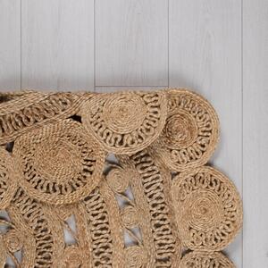 Flair Rugs koberce Kusový koberec Handmade Jute Eden kruh - 150x150 (priemer) kruh cm