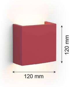Argon 8361 - LED Nástenné svietidlo GENT LED/3,6W/230V 3000K červená