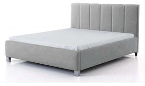 Čalúnená posteľ Valentina 180x200, sivá, bez matraca