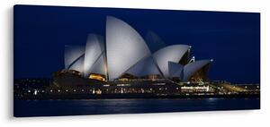 Obraz nočného Sydney (120x50 cm)
