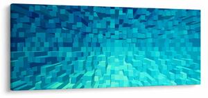Obraz - abstraktné kocky (120x50 cm)