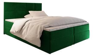 Čalúnená posteľ boxspring LENY, 180x200, kronos 19 + topper