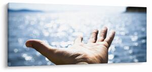 Obraz otvorenej dlane (120x50 cm)