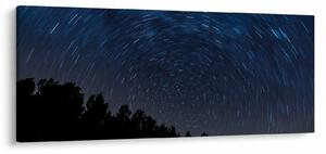 Obraz nočnej oblohy (120x50 cm)