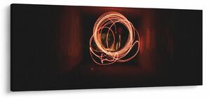Obraz - čiary v tuneli (120x50 cm)