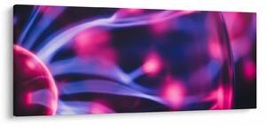 Abstraktný fialový obraz (120x50 cm)