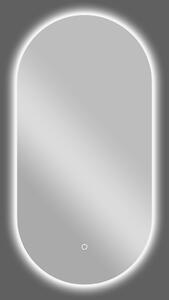CERANO - Kúpeľňové LED zrkadlo Argento - 80x40 cm