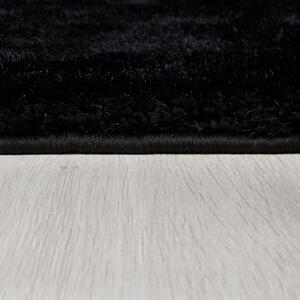 Flair Rugs koberce Kusový koberec Indulgence Velvet Black - 60x230 cm