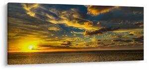Západ slnka na mori (120x50 cm)