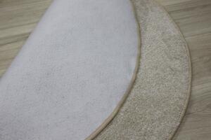 Vopi koberce Kusový koberec Capri Lux cream kruh - 400x400 (priemer) kruh cm