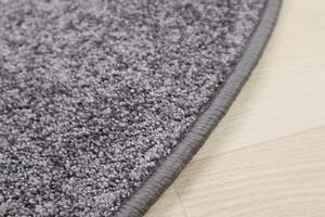 Vopi koberce Kusový koberec Capri šedý kruh - 100x100 (priemer) kruh cm
