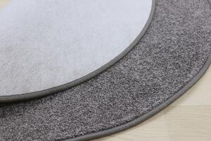Vopi koberce Kusový koberec Capri šedý kruh - 400x400 (priemer) kruh cm