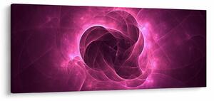 Obraz modernej ružovej abstrakcie (120x50 cm)