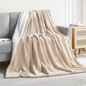 Fleecová deka 150x200 cm piesková