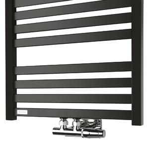 Oltens Vanlig kúpeľňový radiátor dekoratívny 121x50 cm čierna 55008300