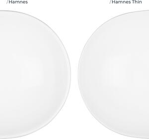 Oltens Hamnes Thin umývadlo 80x40 cm oválny pultové umývadlo biela 41315000