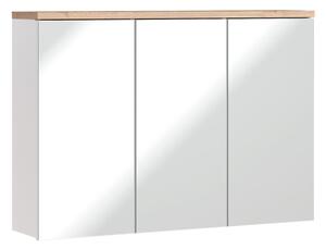 Kúpeľňová zrkadlová skrinka BALI WHITE 3D 100 cm