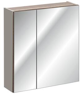 Kúpeľňová zrkadlová skrinka SANTA FE TAUPE 60 cm