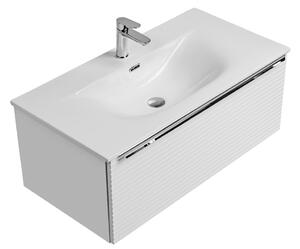 Kúpeľňová skrinka pod umývadlo LEONARDO WHITE 90 cm