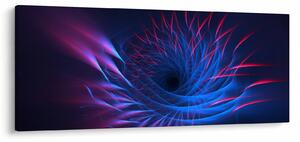 Obraz - abstrakcia kvetu (120x50 cm)