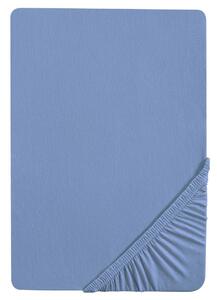 Biberna Napínacia džersejová plachta (180 – 200 x 200 cm, modrá) (100227068)