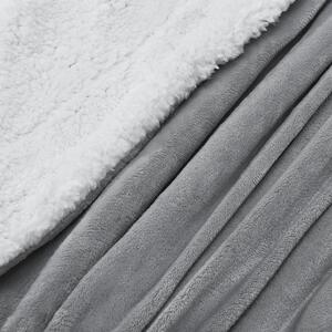 Fleecová deka 220x240 cm svetlosivá