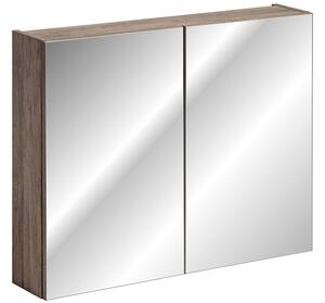 Kúpeľňová zrkadlová skrinka SANTA FE OAK 80 cm