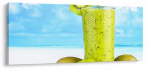 Obraz - kiwi smoothie (120x50 cm)
