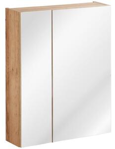 Kúpeľňová zrkadlová skrinka CAPRI 60 cm
