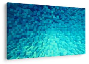 Obraz - abstraktné kocky (90x60 cm)