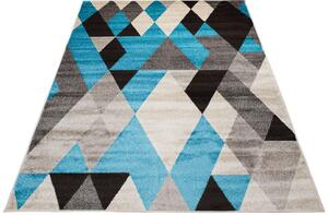 Moderný koberec s farebným vzorom Modrá Šírka: 80 cm | Dĺžka: 150 cm