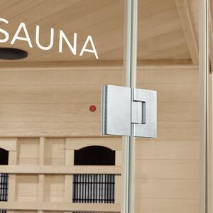 Infračervená sauna Kiruna150 s duálnou technológiou a drevom Hemlock